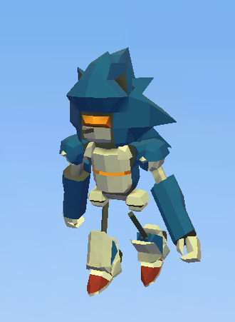 Mecha Sonic Minecraft Skin